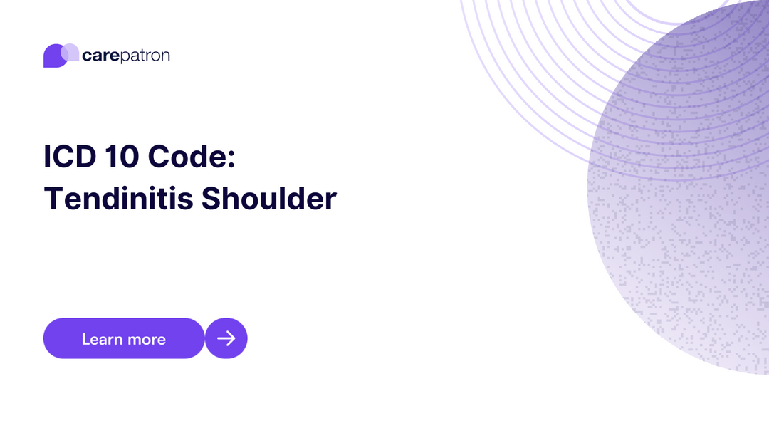 Tendinitis Shoulder ICD10CM Codes 2023
